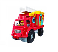 MEGA BLOKS - Large Play 'n Go Fire Truck Rescue Station
