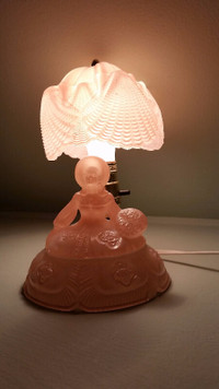 Sweet Pink Lady Vintage Lamp