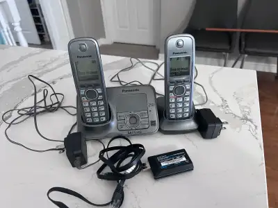 Panasonic 2 telephones, View more