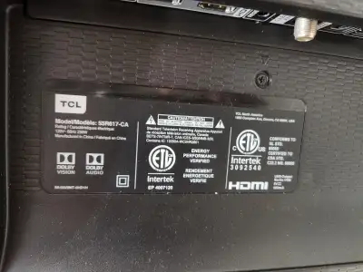 TCL 55R617-CA TV LEGS &30.00, View more