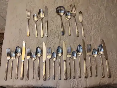 Antique Milady cutlery set, View more
