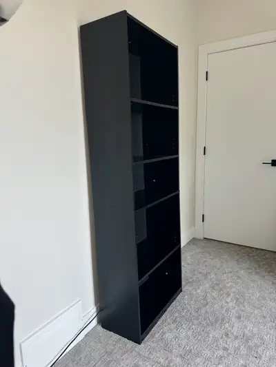 Bookshelf is as good as new, With zero scratches on the shelf Itself. The only scratches are on the...