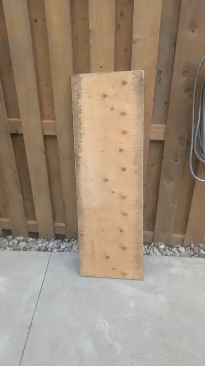 Various pieces of plywood and chip board. See pricing in Ad., View more