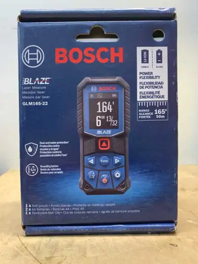Bosch GLM165-22 Laser Measure 165 red beam YES IT'S AVAILABLE, View more