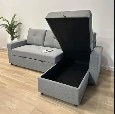 Pull Out Sofa Bed Luxury Quality Elegant Design Home Storage Set, View more