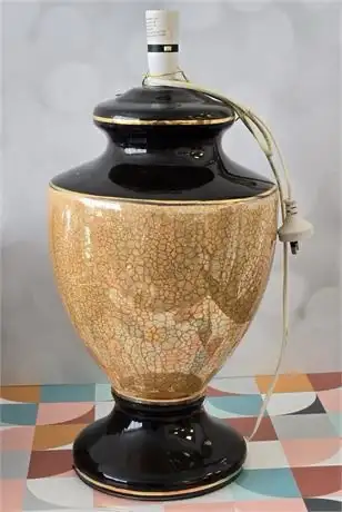 Vintage Table Porcelain Lamp, View more