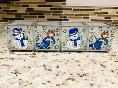 Candle Holders (winter Christmas) , View more