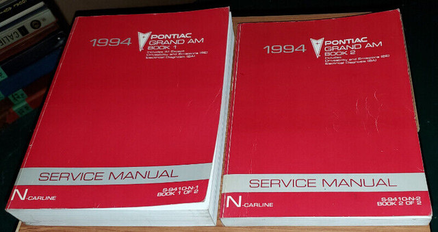 1994 GM GRAND AM Pontiac Service Manual Set OEM in Other in Kingston