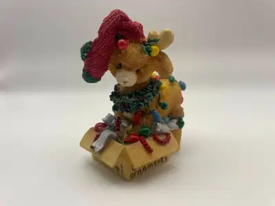 Vintage 1994 Christmas Deer Figurine "Holly", View more