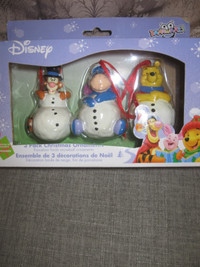 Disney~Pooh Tigger Eeyore Christmas Ornaments New