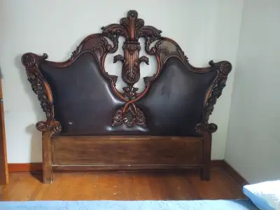 Bedframe -Mahogany Wood- King Size, View more