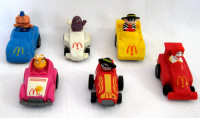 VOITURES  McDonalds FAST MAC's PULLBACK RACERS c.1984/85. Lot B