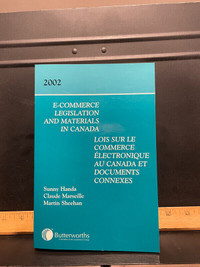 e commerce legislation and materials in Canada