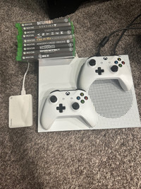 XBOX ONE S - 2Tb of Space -obo -  two Controllers - Adult owned
