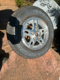 Goodyear Wrangler Tire and Rim
