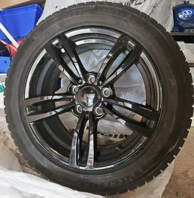 Selling four (4) winter tires mounted on rims and ready for install. Perfect for many sedans and SUV...