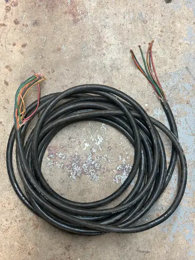 14 g. 6 Conductor Cable - Rubber Jacket 43 ft., View more