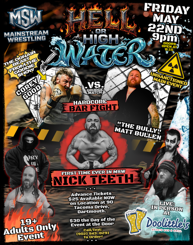 Live PRO WRESTLING in-person at Doolittle's!! in Events in Dartmouth - Image 2