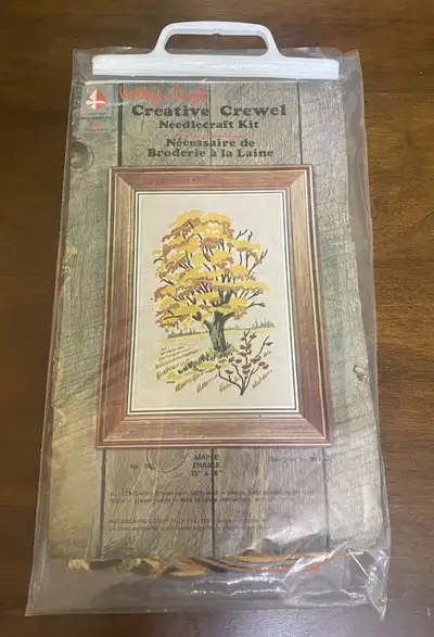 Vintage 1975 Valley Craft Crewel Needlecraft Kit , View more