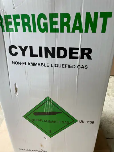 Brand new unopened R134a refrigerant. Only one cylinder available. $550