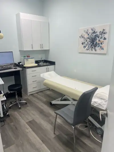 Massage room is available for rent plus patients in wellness clinic