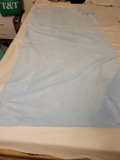 Moving sale 63"x29" baby throw, View more
