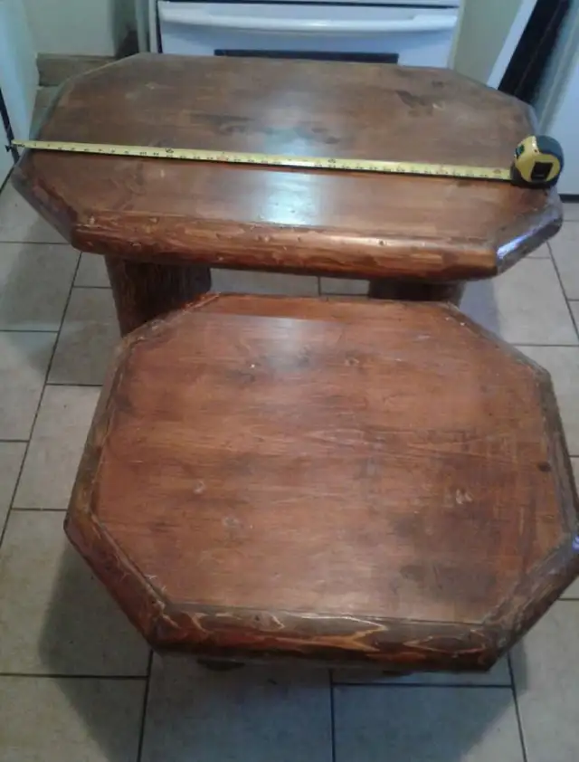 Two Handmade Solid Wood Tables in Coffee Tables in Sarnia - Image 2
