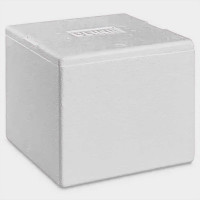 Cooler with Ice Pack - Mini Styrofoam Cube with lid