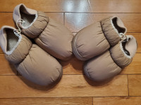 Fuzzy memory foam slippers/shoes size 9-11and 7-8.
