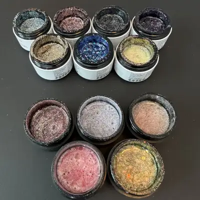 12 jars Light Elegance Glitter Gels, View more
