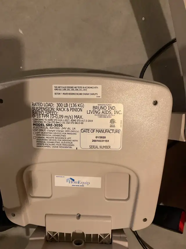 Stairlift for Seniors or for people wit a handicap