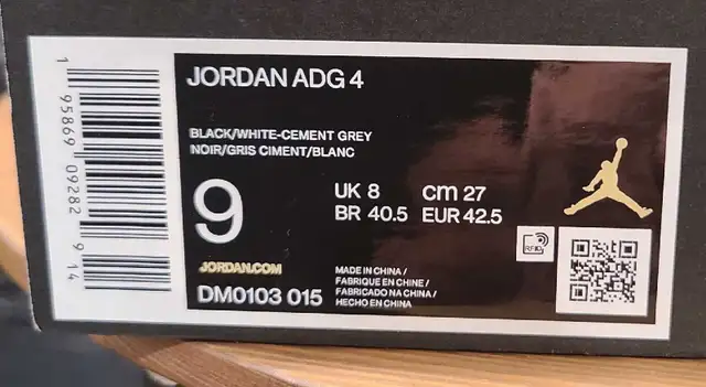 Jordan ADG 4 9M in Men's Shoes in City of Toronto - Image 6