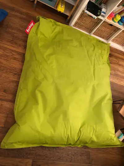 Fatboy original lime green and Junior blue in great condition. Paid a lot for them, over $500. Askin...