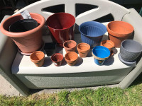 Pots de jardinage