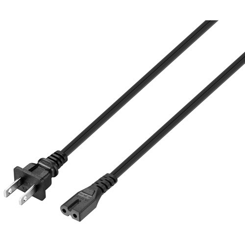 Best Buy Essentials: 2m (6 ft.) Polarized Power Cord in Cables & Connectors in Burnaby/New Westminster - Image 2