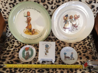 Lot of five vintage Holly Hobbie collectibles 
