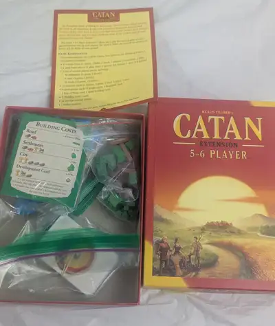Klaus Teuber's Settlers Of Catan Extension 5-6 Player Board Game, View more