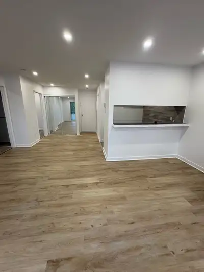 Nouveau 4 1/2 complètement rénové. Grand, lumineux, très tranquille, sur le 1er étage, balcon avec p...