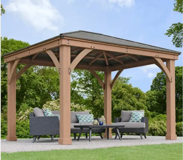 Yardistry Hard Top Gazebo - NEW - Scratch & Dent in Patio & Garden Furniture in Norfolk County - Image 5