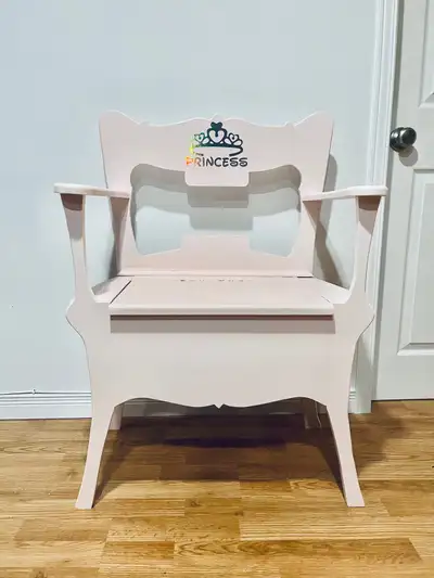 Child’s wood bench, View more