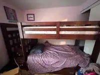 Bunk bed with storage 