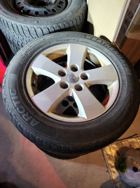 Set of 4 Dodge Journey OEM 17" Rims + 225/65/17 Tires