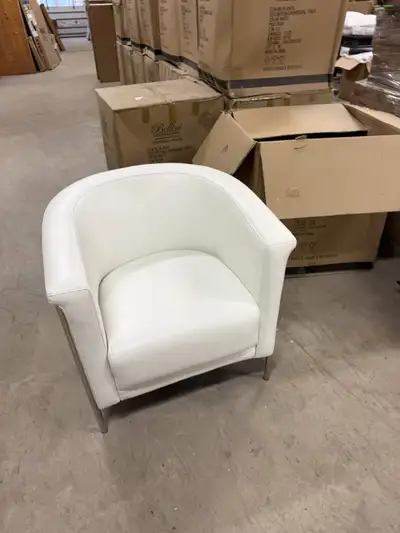 Bellini Blanca White Accent Chair - New in Box, View more