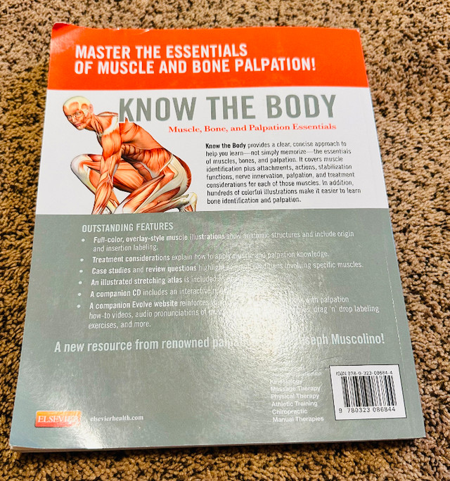 Know the Body: Muscle, Bone, and Palpation Essentials in Textbooks in Calgary - Image 2