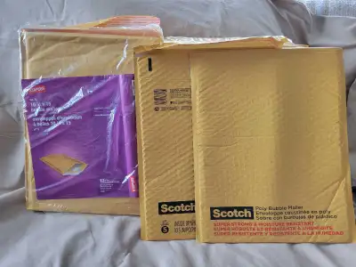 Bubble Mailers: #5-10 1/2 × 15, 30 envelopes, View more