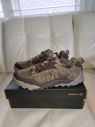 MEN'S MERRELL LEATHER SHOES SIZE 11 VIBRAM, View more