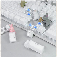 White Jelly Crystal ABS Keycaps