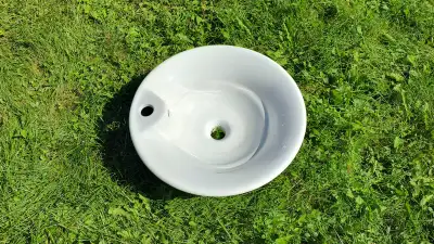 Lavabo de salle de bain 1 trou en porcelaine, View more