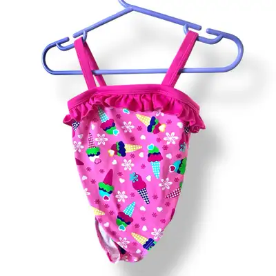 (12-18m) Swimsuit [george] girls 1pc Bathing Suit, View more