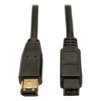 FireWire 800 IEEE 1394b Hi-speed Cable (9pin/6pin M/M) 6 ft
